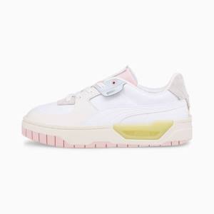 White Pink Women's Puma Cali Dream Sneakers | PM564OCY
