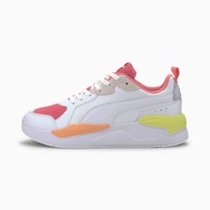 White / Rose Women's Puma X-Ray Game Sneakers | PM734RHS