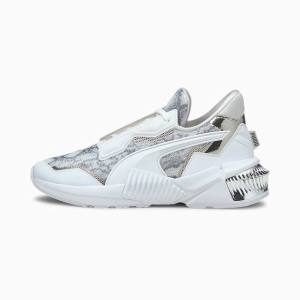 White / Silver / Grey Women's Puma Provoke XT Untamed Training Shoes | PM610HTO