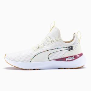 White Women's Puma PUMA x FIRST MILE PURE XT Utility Training Shoes | PM836ORF