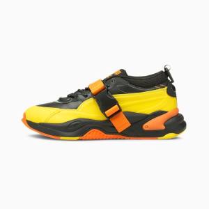 Yellow / Black Men's Puma PUMA x CENTRAL SAINT MARTINS RS-2K Sneakers | PM034DIY