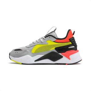 Yellow / Grey Men's Puma RS-X Hard Drive Sneakers | PM904JUZ