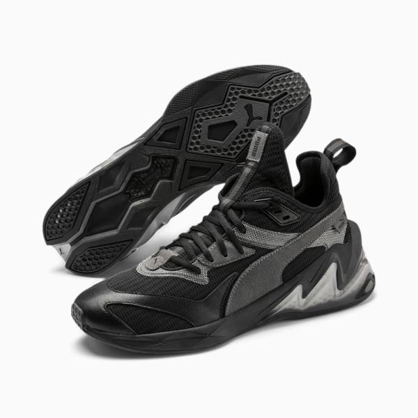 Black / Grey Men's Puma LQDCELL Origin Running Shoes | PM471XIF