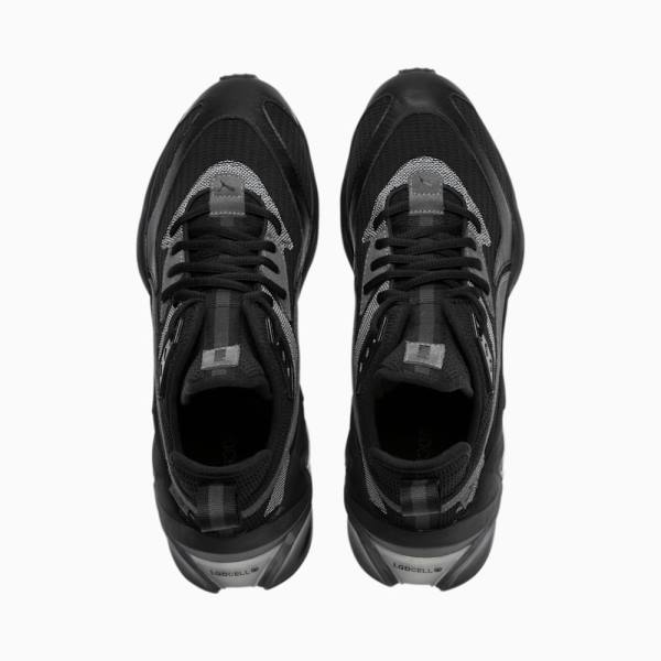 Black / Grey Men's Puma LQDCELL Origin Running Shoes | PM471XIF