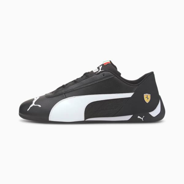 Black / White / Black Women\'s Puma Scuderia Ferrari R-Cat Motorsport Shoes | PM027WZA