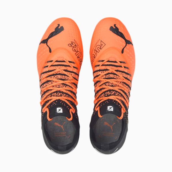 Orange Black White Men's Puma FUTURE Z 1.3 MG Football Shoes | PM436OXM