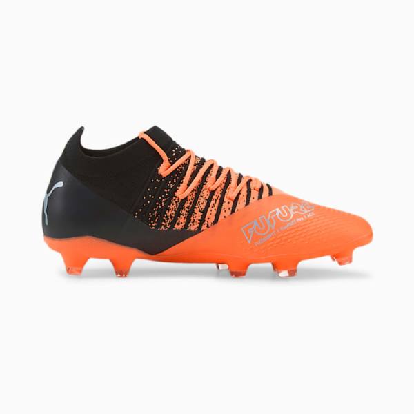 Orange Silver Black Men's Puma FUTURE Z 3.3 FG/AG Football Shoes | PM258GNQ