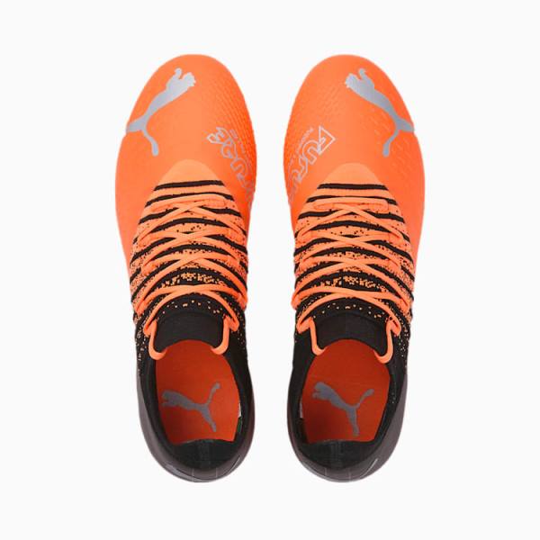 Orange Silver Black Men's Puma FUTURE Z 3.3 FG/AG Football Shoes | PM258GNQ
