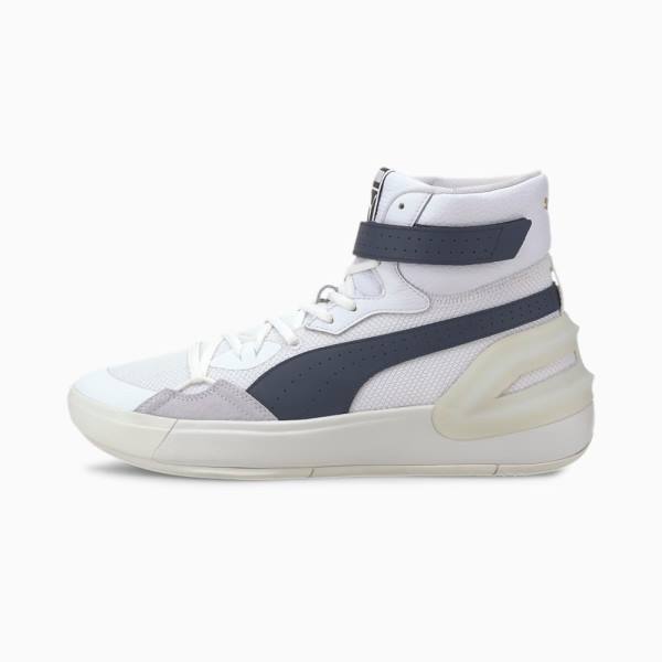 White Women\'s Puma Sky Modern Basketball Shoes | PM827KMF