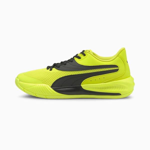 Yellow Black Men\'s Puma Triple Basketball Shoes | PM184EMV