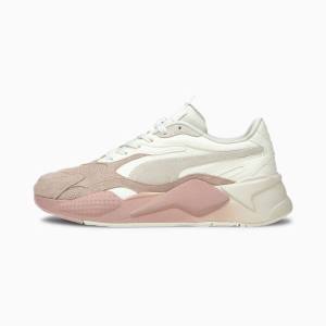 Beige / Pink Women's Puma RS-X Colour Block Sneakers | PM427EOB
