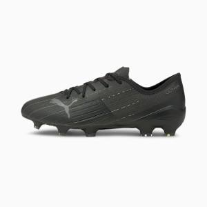 Black / Black Men's Puma ULTRA 2.1 FG/AG Football Shoes | PM850IHT