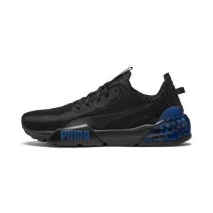 Black / Blue Men's Puma CELL Phase Running Shoes | PM528JDT