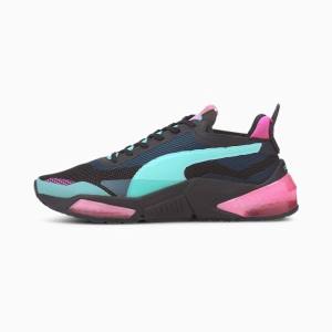 Black / Blue / Pink Women's Puma Optic XI LQDCELL Running Shoes | PM637TUK