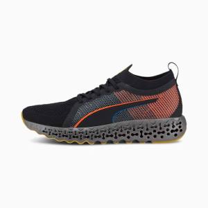 Black Men's Puma Calibrate Mono Running Shoes | PM379BQW