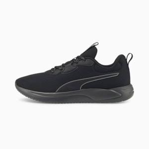 Black Men's Puma Resolve Smooth Running Shoes | PM956FLM