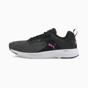 Black / Pink Men's Puma Comet 2 Alt Running Shoes | PM132BDG
