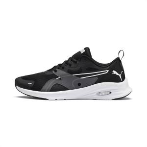 Black / White Men's Puma HYBRID Fuego Running Shoes | PM306GTL