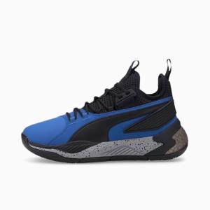 Blue / Black Men's Puma Uproar Core Basketball Shoes | PM081BLH