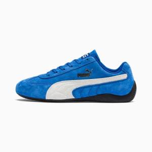 Blue / White Men's Puma SpeedCat Sparco Motorsport Shoes | PM456HWP