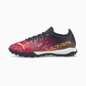 Fuchsia Orange Men's Puma ULTRA 3.4 TT Football Shoes | PM841WOA