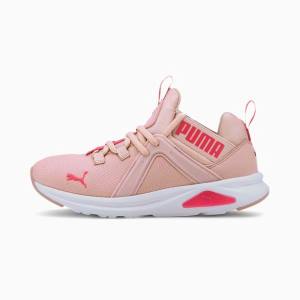 Pink Girls' Puma Enzo 2 Glow Youth Sneakers | PM629TEM