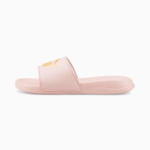 Pink Gold Women's Puma Popcat 20 Sandals | PM410HEV