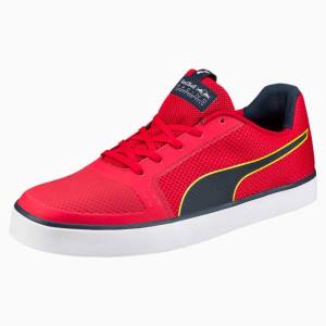 Red / White Women's Puma Red Bull Racing Wings Vulc Motorsport Shoes | PM926EFH