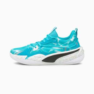 White / Blue Women's Puma RS-Dreamer Super Mario Sunshine™ Basketball Shoes | PM486RTK